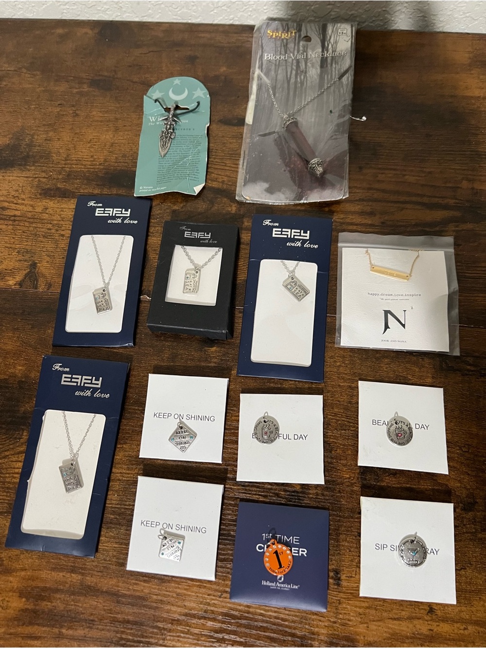 Assorted Silver-Tone Pendant Necklace — Multipack Styling